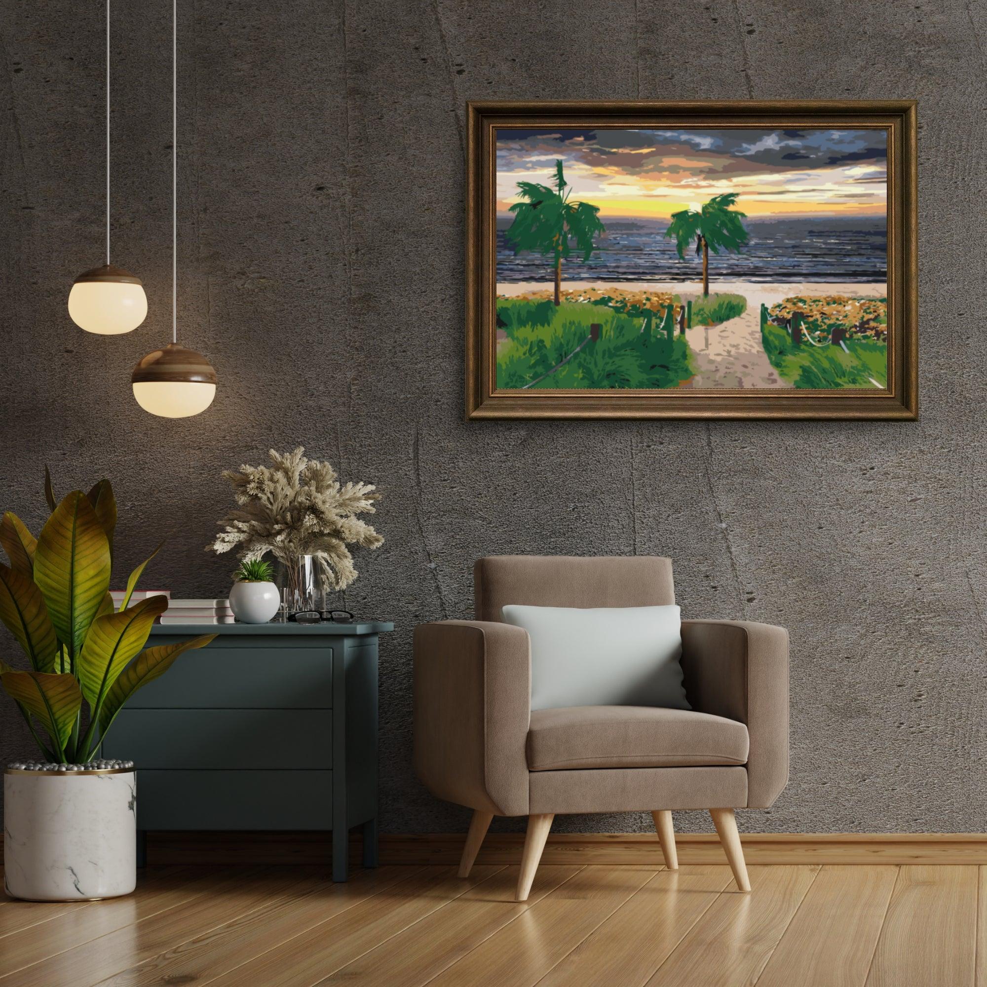 Diamond Painting - Plage et palmiers - SEOS Shop ®