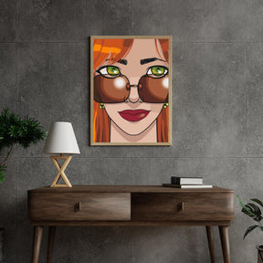 Diamond Painting - Vue à travers des lunettes de soleil - SEOS Shop ®
