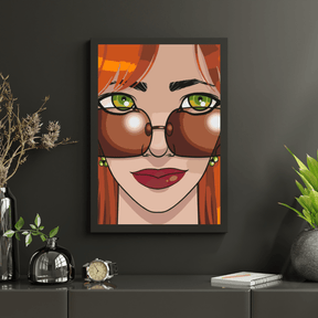 Diamond Painting - Vue à travers des lunettes de soleil - SEOS Shop ®