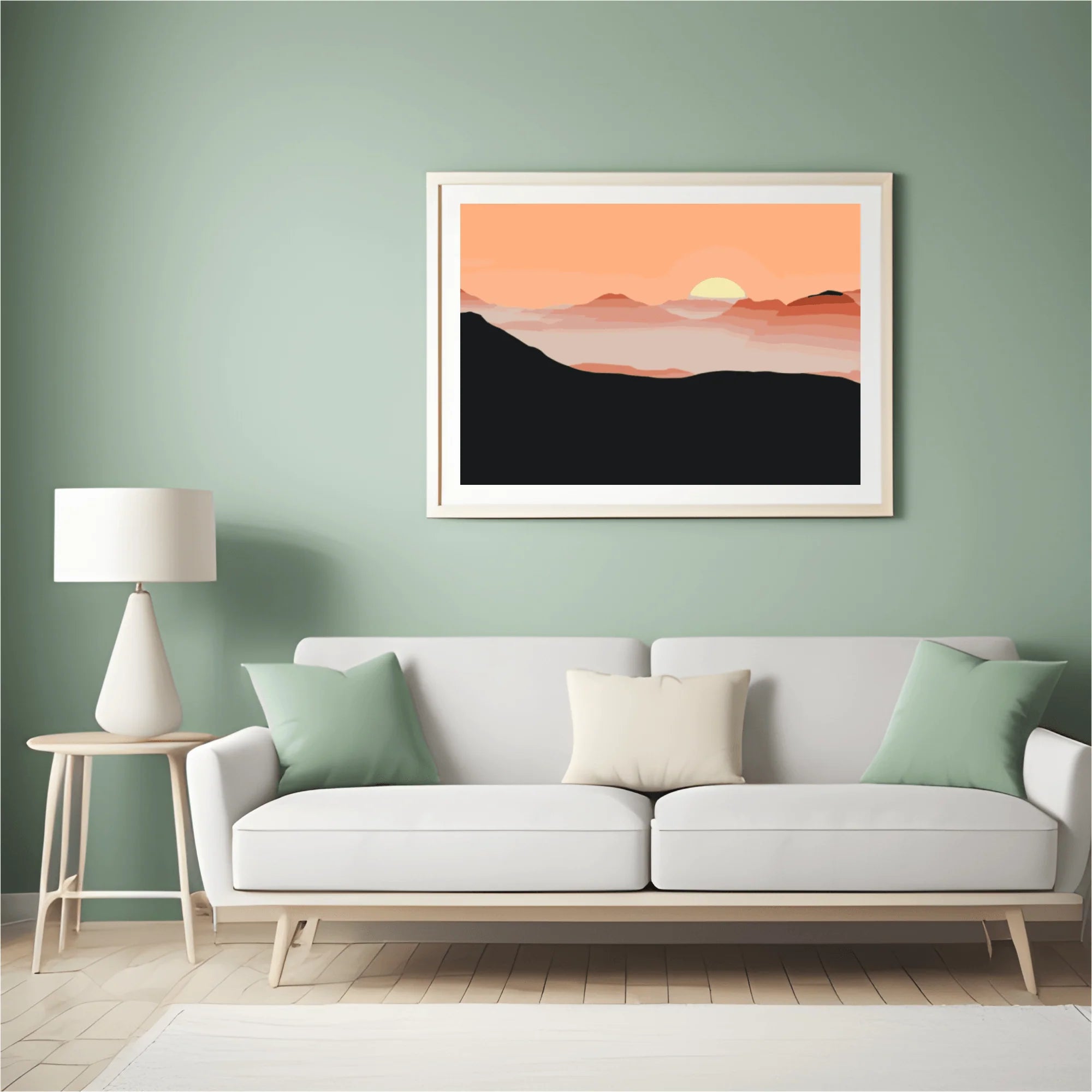 Diamond Painting - Soleil dans les montagnes - SEOS Shop ®