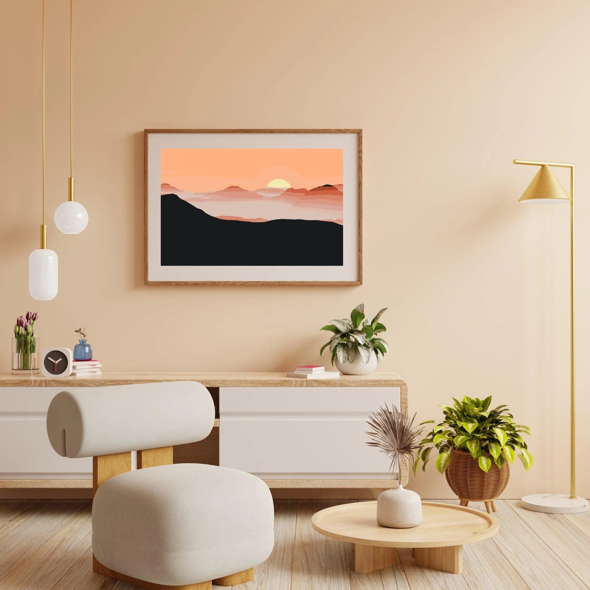 Diamond Painting - Soleil dans les montagnes - SEOS Shop ®