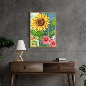 Diamond Painting - Tournesol Maison Cœur - SEOS Shop ®