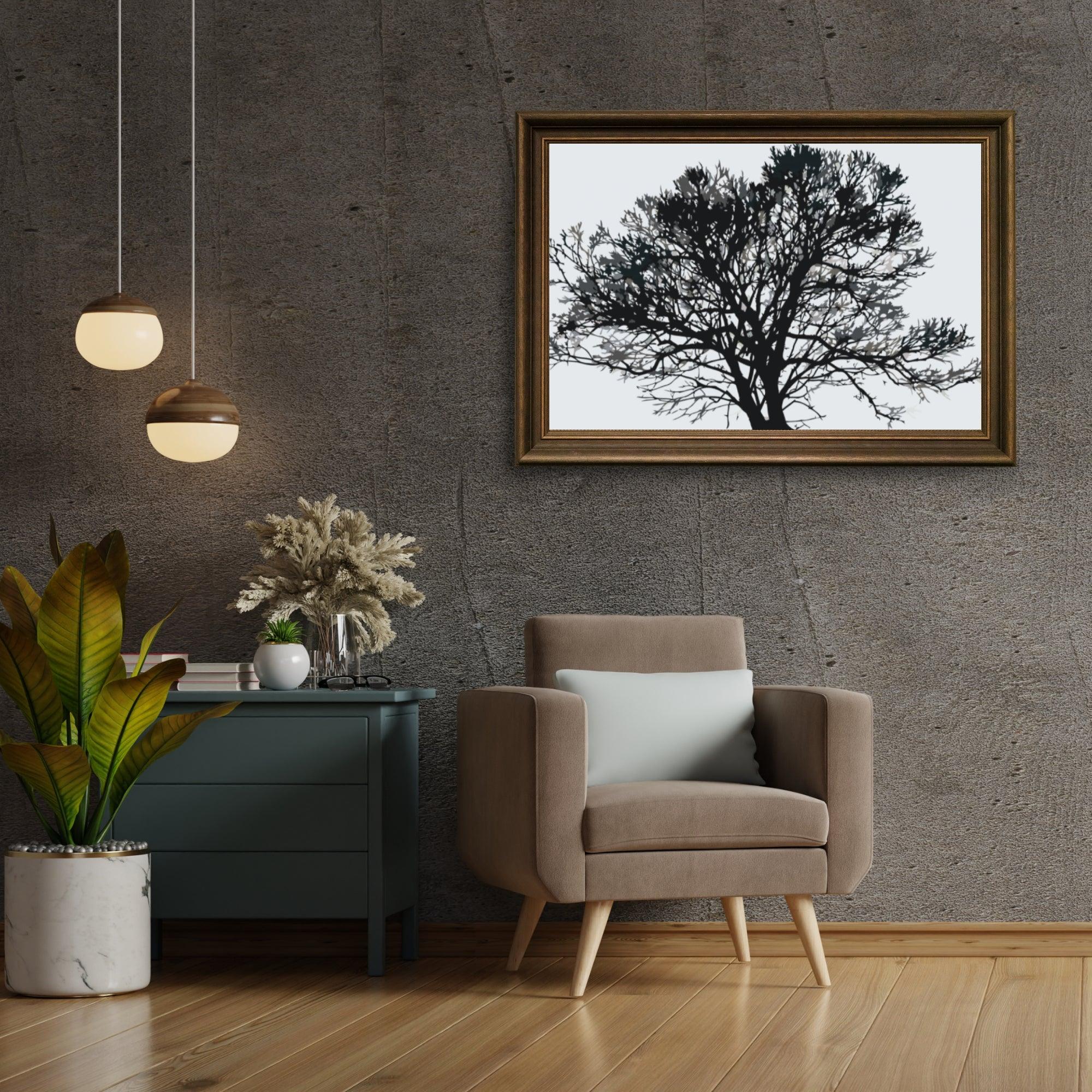 Diamond Painting - Arbre noir et blanc - SEOS Shop ®