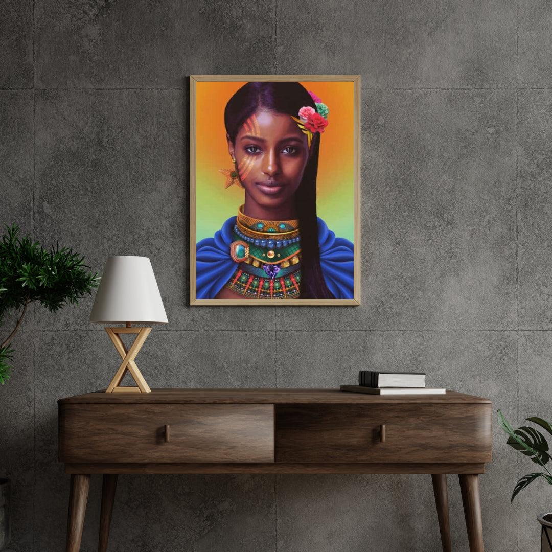 Diamond Painting Afrikaans belle fille - SEOS Shop ®
