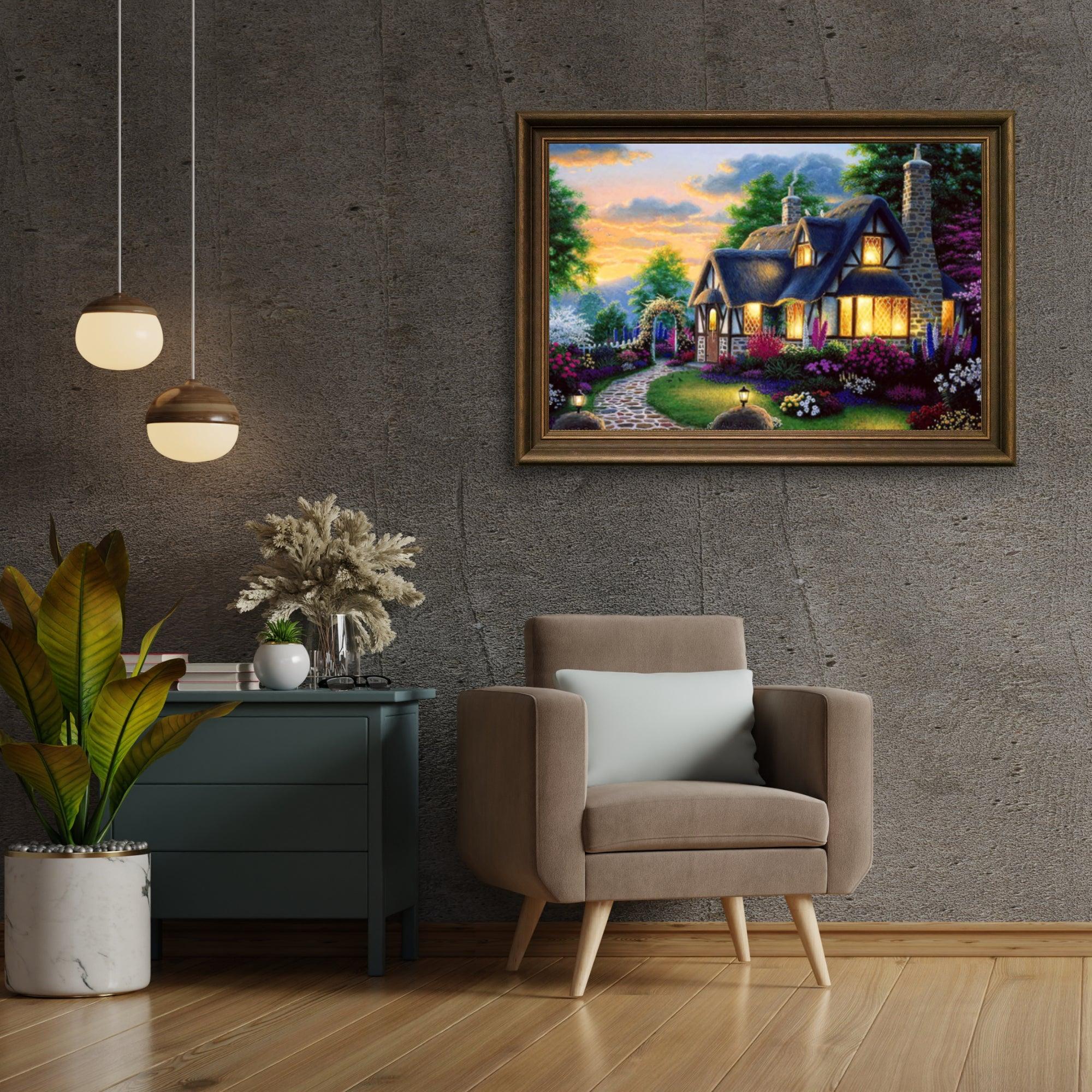 Diamond Painting Berghuis et jardin - SEOS Shop ®