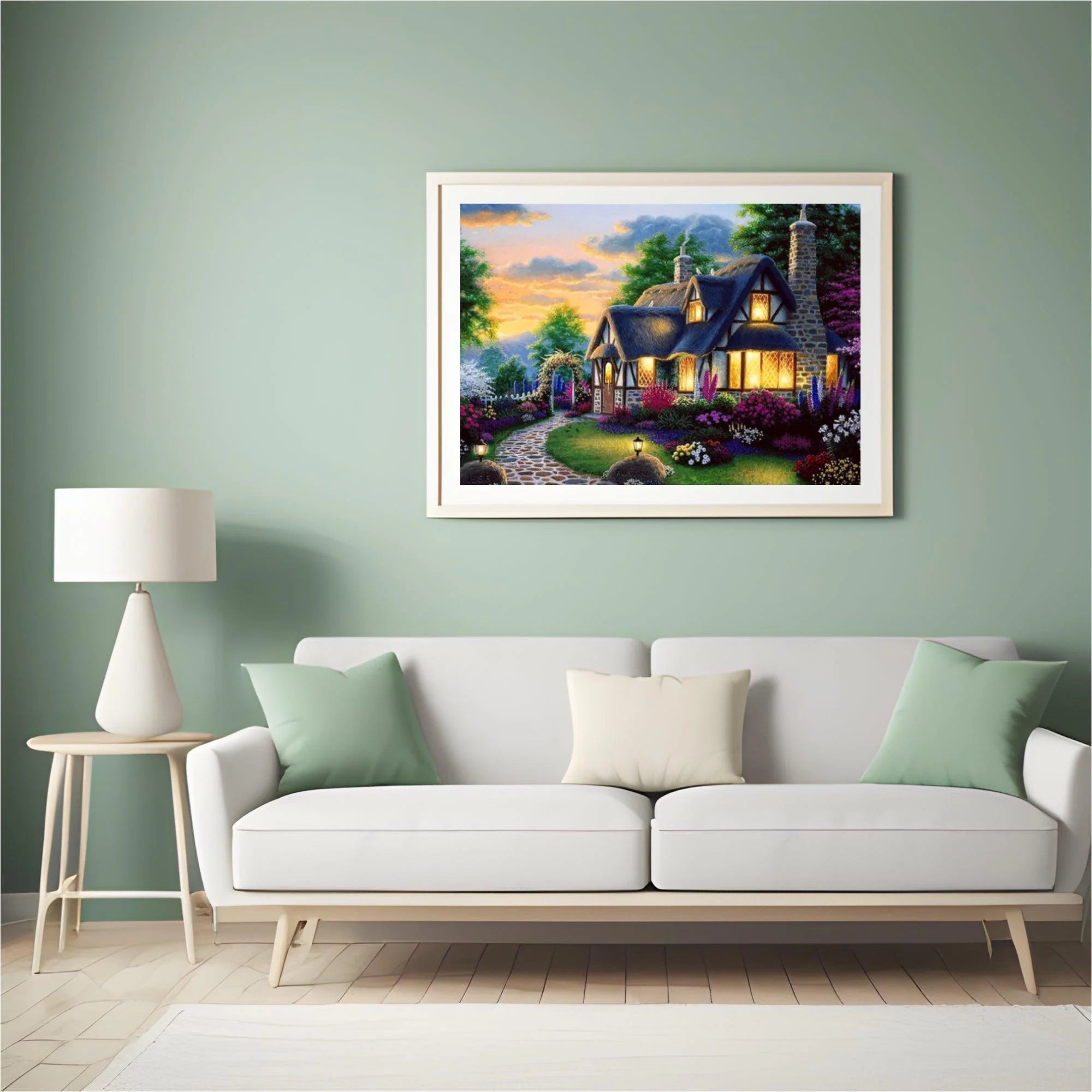 Diamond Painting Berghuis et jardin - SEOS Shop ®