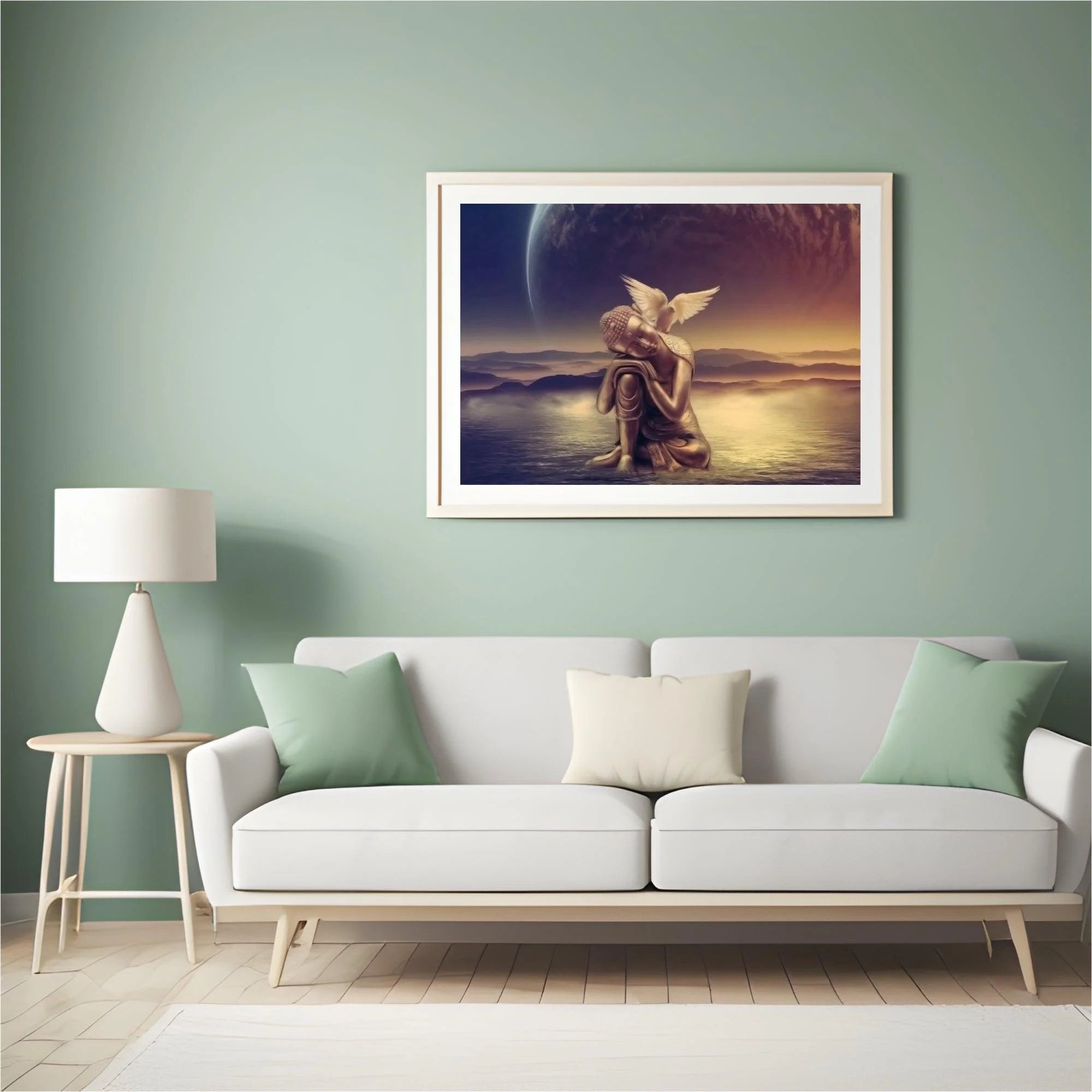 Diamond Painting Bouddha avec lune - SEOS Shop ®