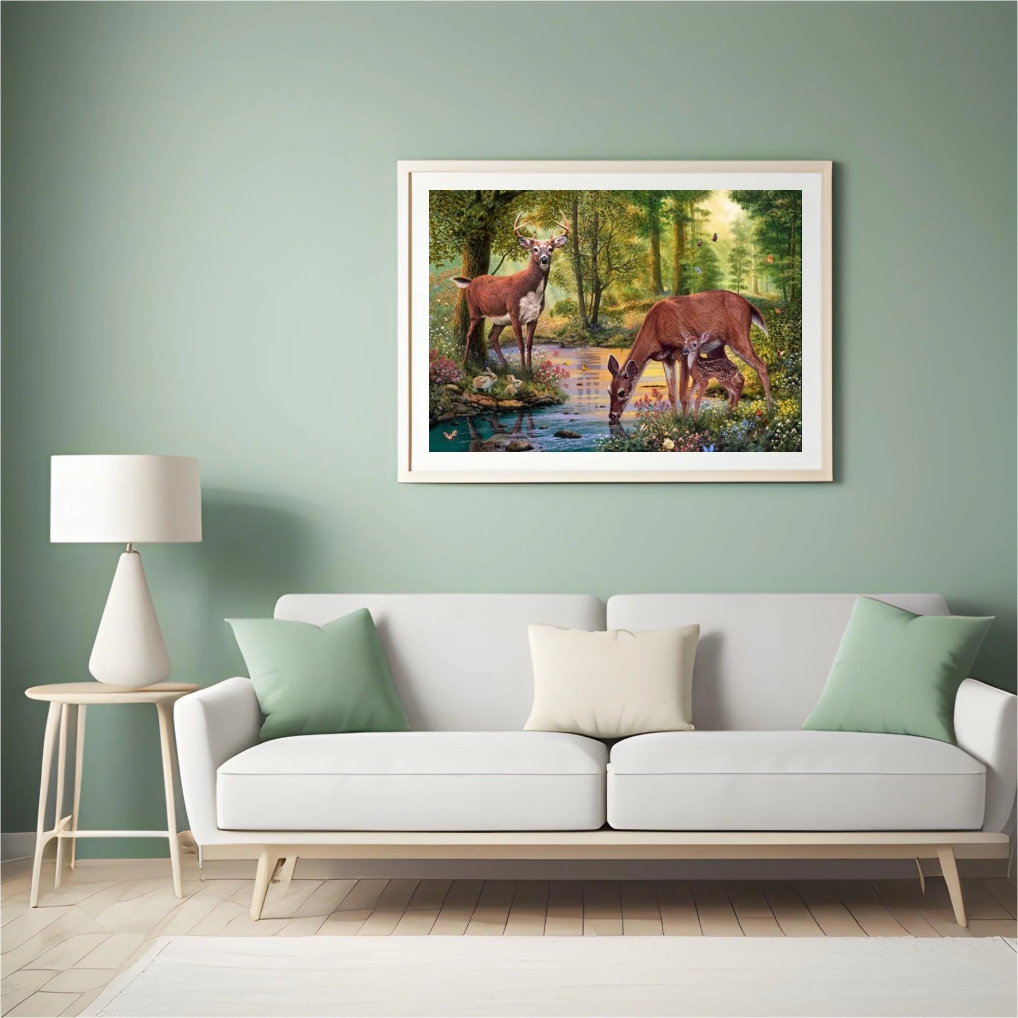 Diamond Painting Cerfs Eau Potable - SEOS Shop ®