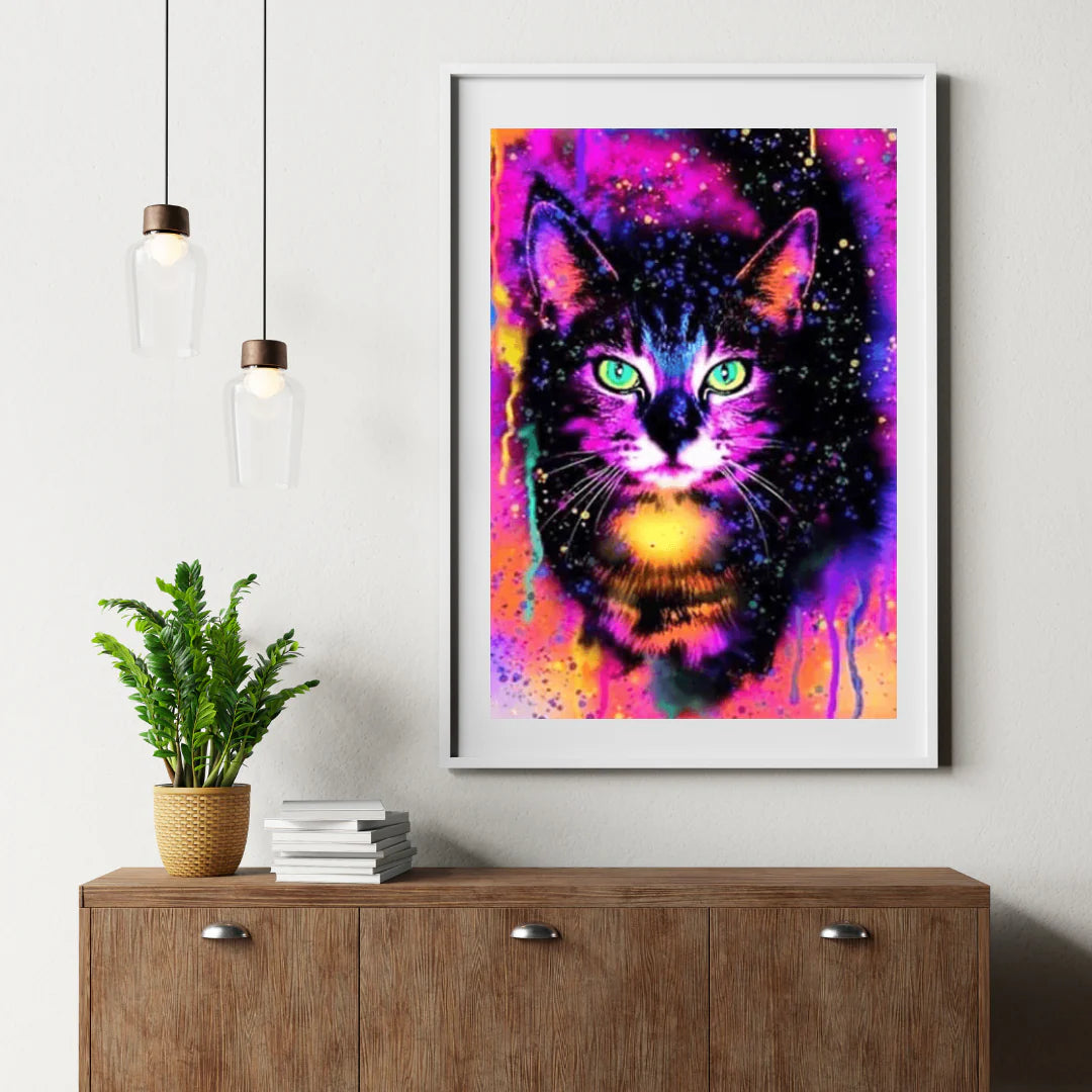 Diamond Painting Chat coloré - SEOS Shop ®