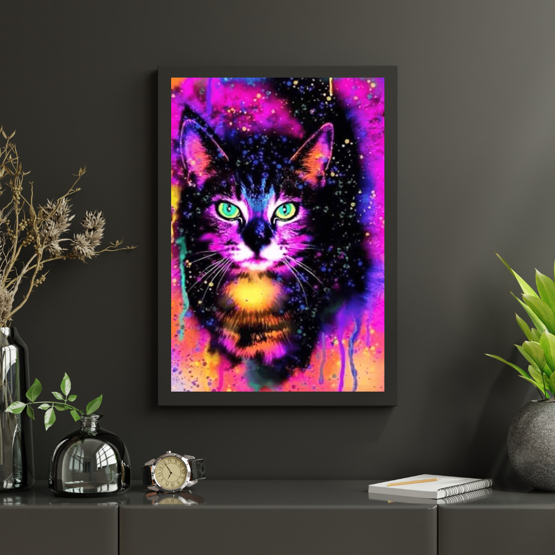 Diamond Painting Chat coloré - SEOS Shop ®