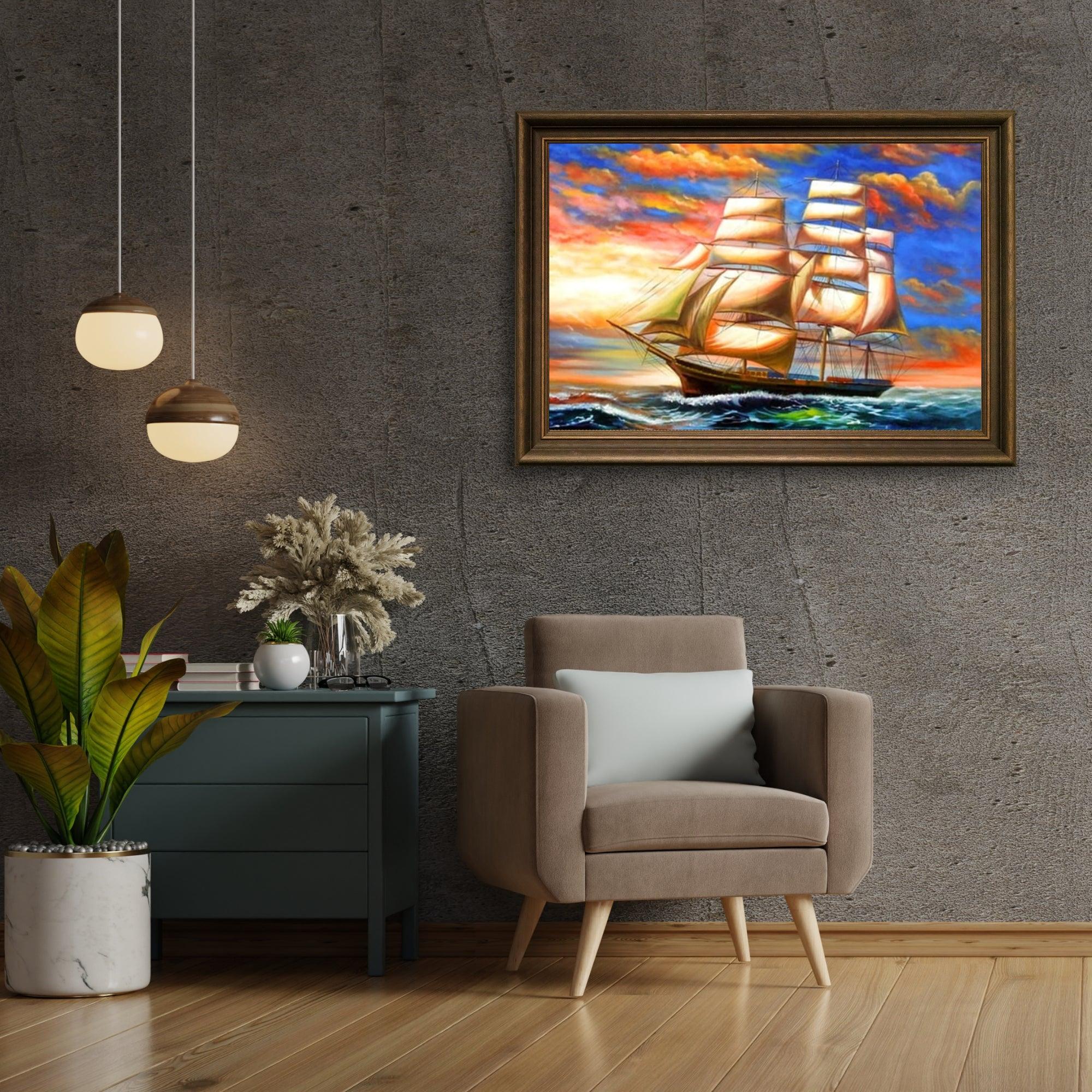 Diamond Painting Bateau à voile coloré - SEOS Shop ®