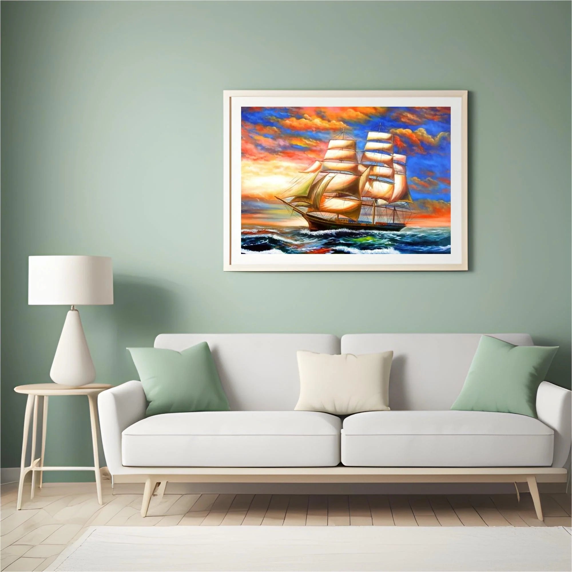 Diamond Painting Bateau à voile coloré - SEOS Shop ®