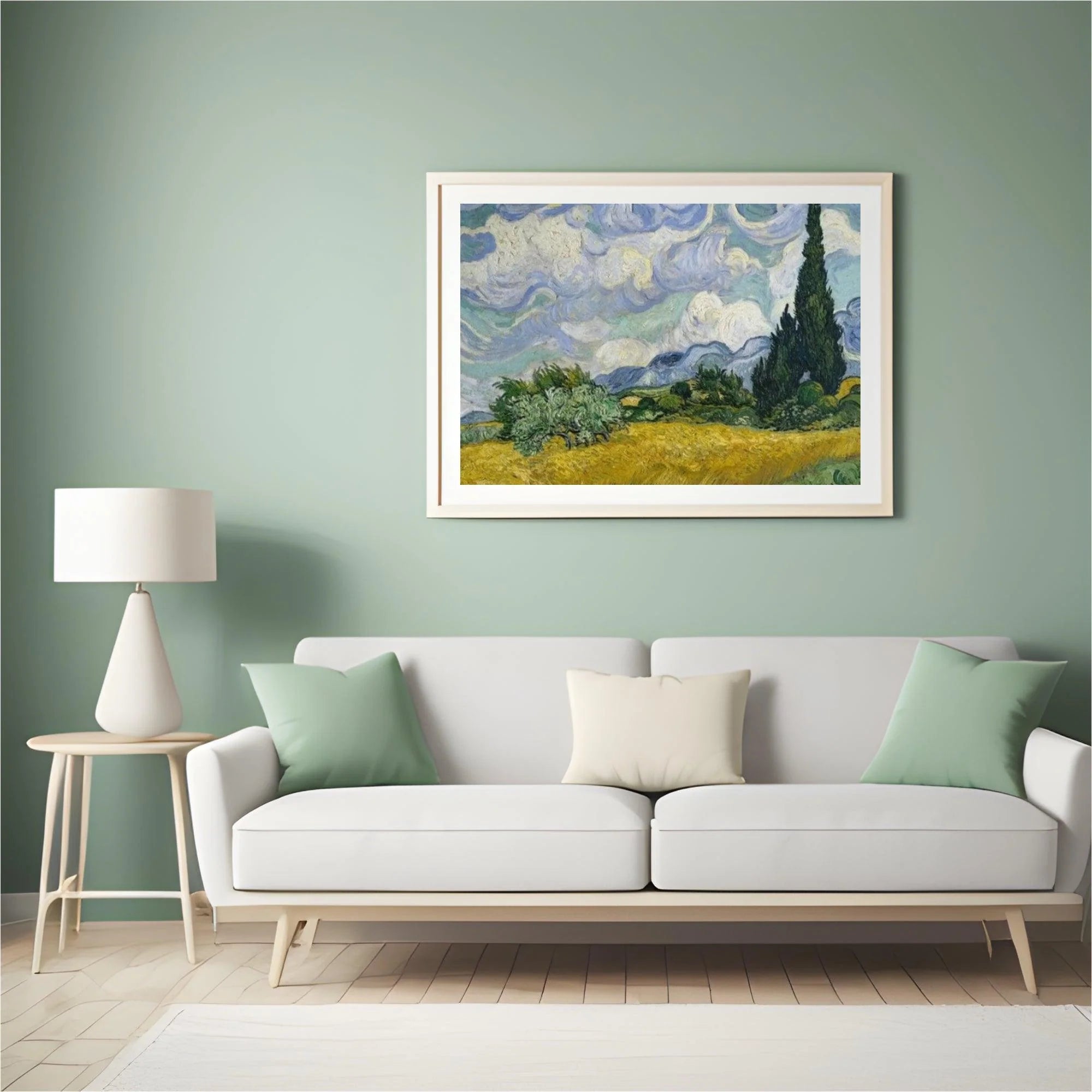Diamond Painting Champ de blé avec cyprès - SEOS Shop ®