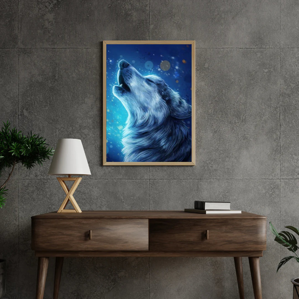 Diamond Painting Beau Loup Rugissant - SEOS Shop ®