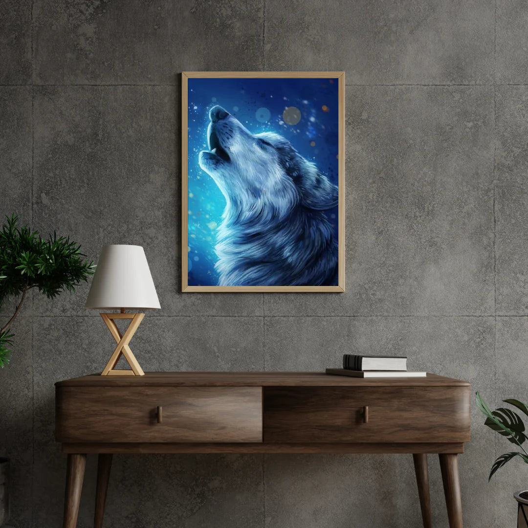 Diamond Painting Beau Loup Rugissant - SEOS Shop ®