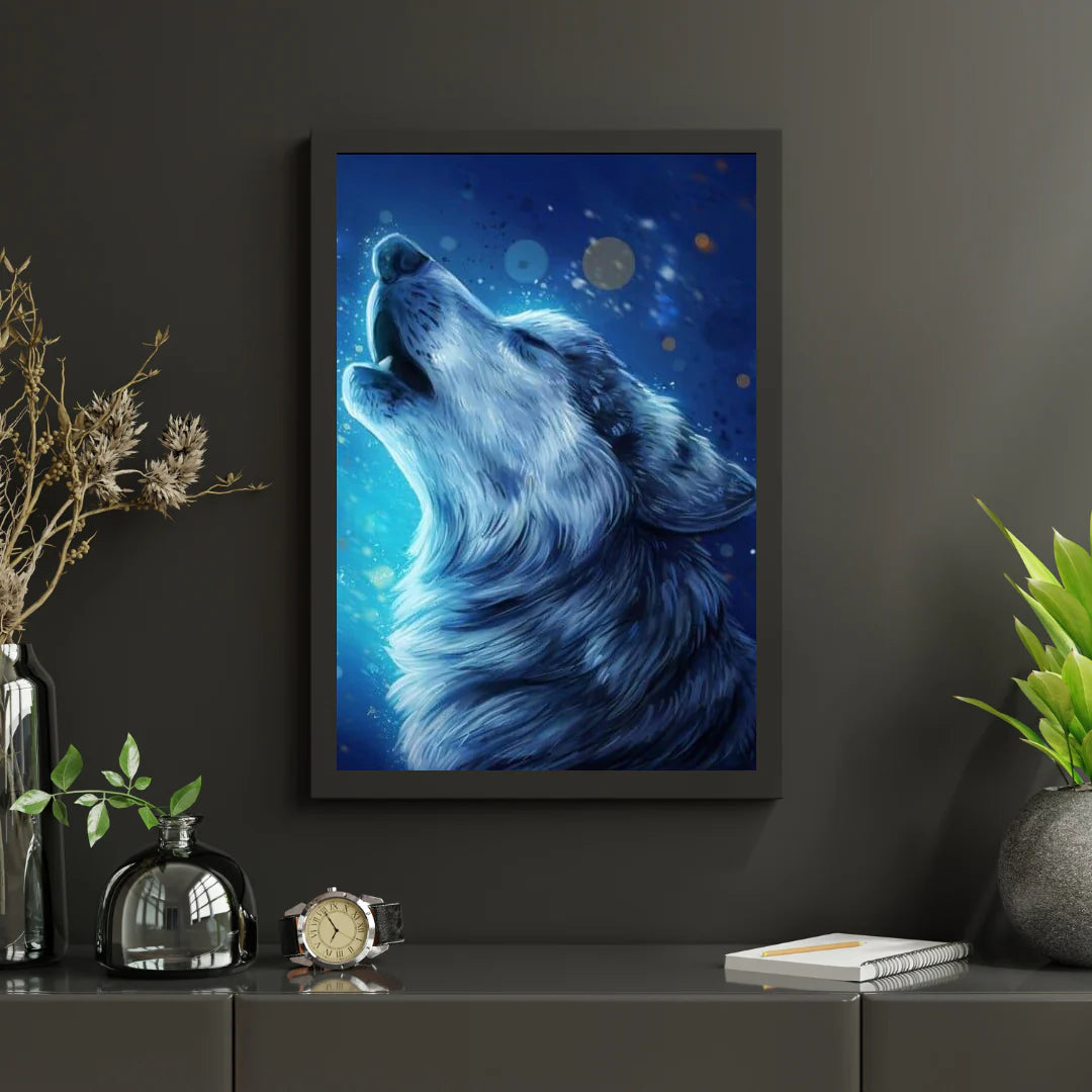Diamond Painting Beau Loup Rugissant - SEOS Shop ®