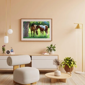 Diamond Painting Chevaux sous un arbre - SEOS Shop ®