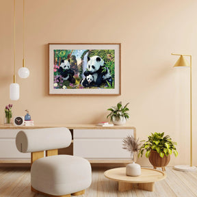 Diamond Painting Les pandas mangent du bambou - SEOS Shop ®