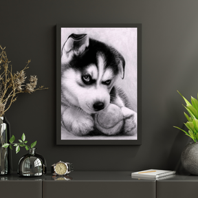 Diamond Painting Puppy avec balle - SEOS Shop®