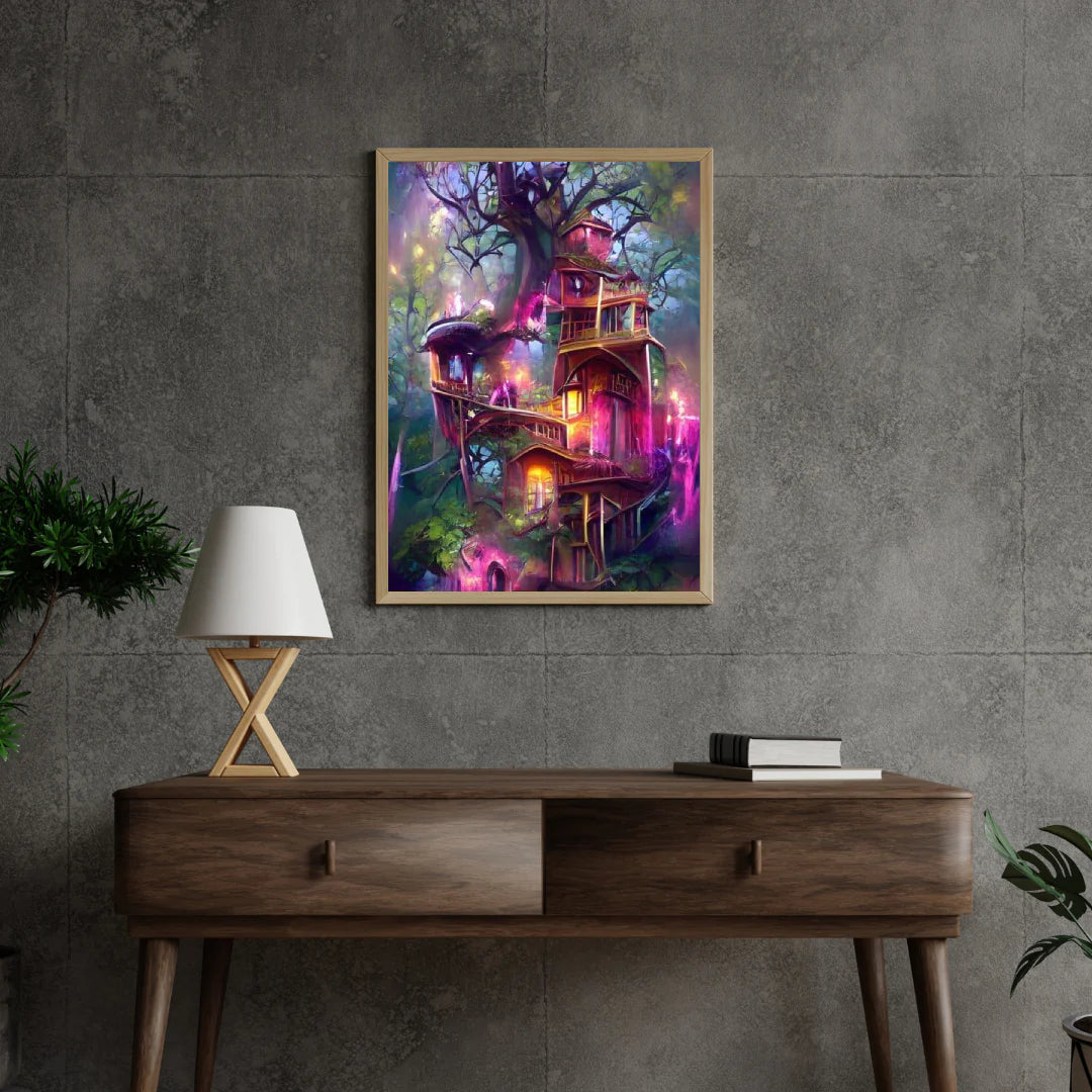 Diamond Painting Arbre Rose Maison - SEOS Shop ®