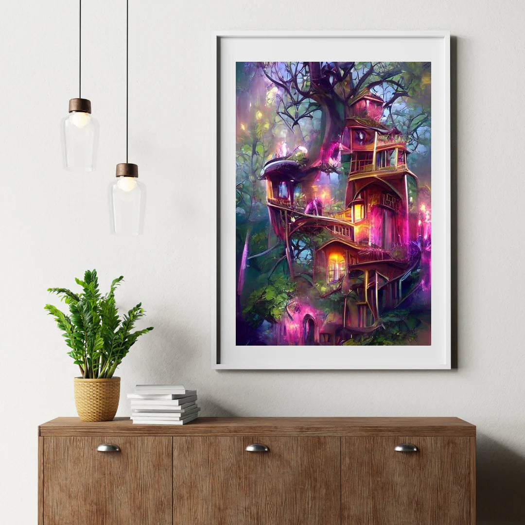 Diamond Painting Arbre Rose Maison - SEOS Shop ®