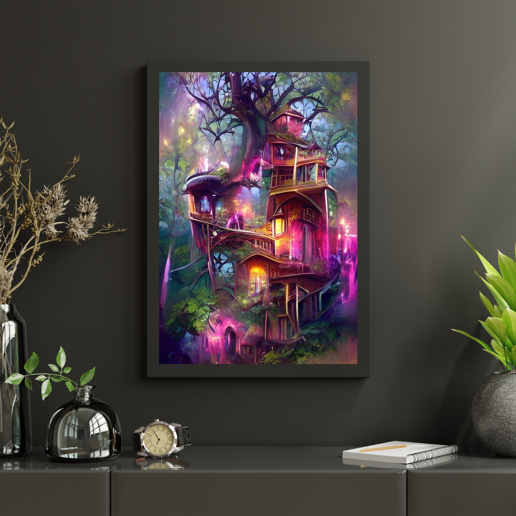 Diamond Painting Arbre Rose Maison - SEOS Shop ®