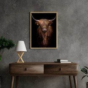 Diamond Painting Highlander écossais - Highlander écossais roux-brun de près - SEOS Shop ®