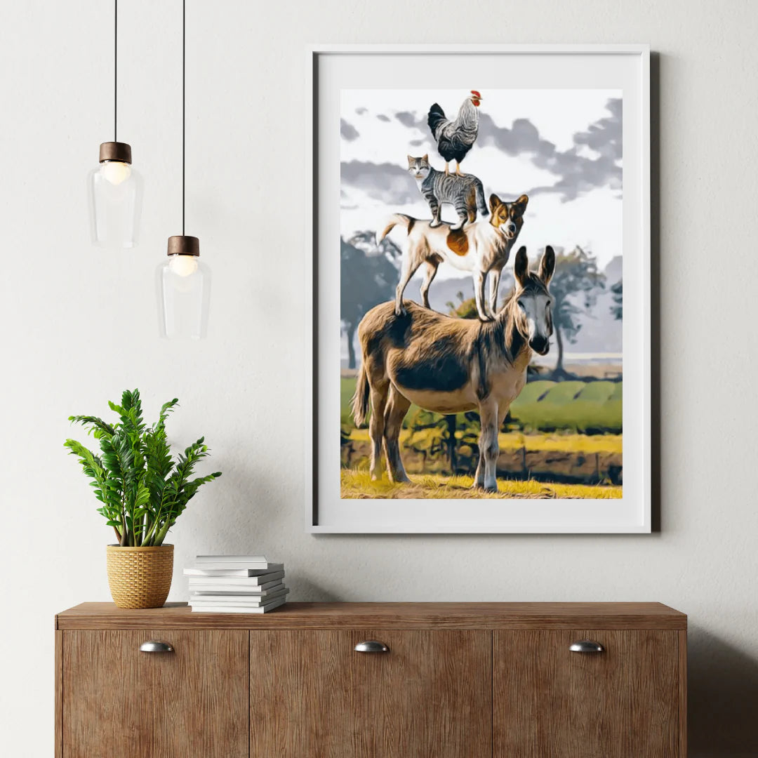 Diamond Painting Animaux Empilés - SEOS Shop ®
