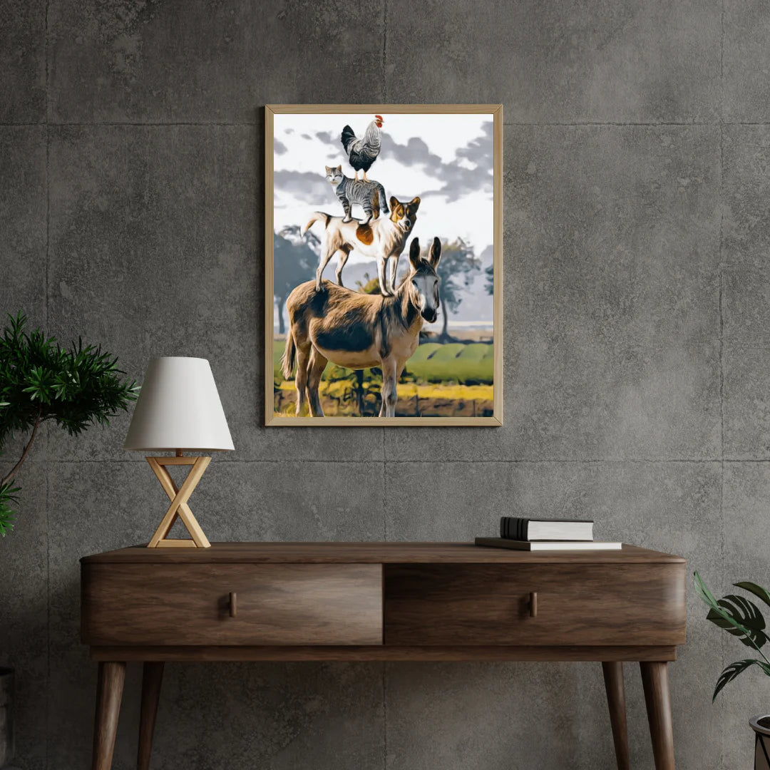 Diamond Painting Animaux Empilés - SEOS Shop ®