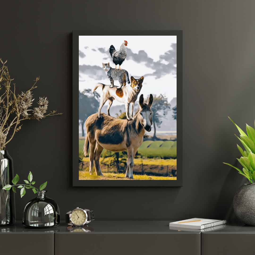 Diamond Painting Animaux Empilés - SEOS Shop ®