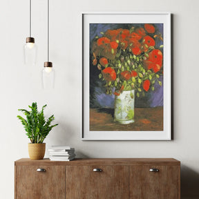 Diamond Painting Vase avec des coquelicots rouges - SEOS Shop ®
