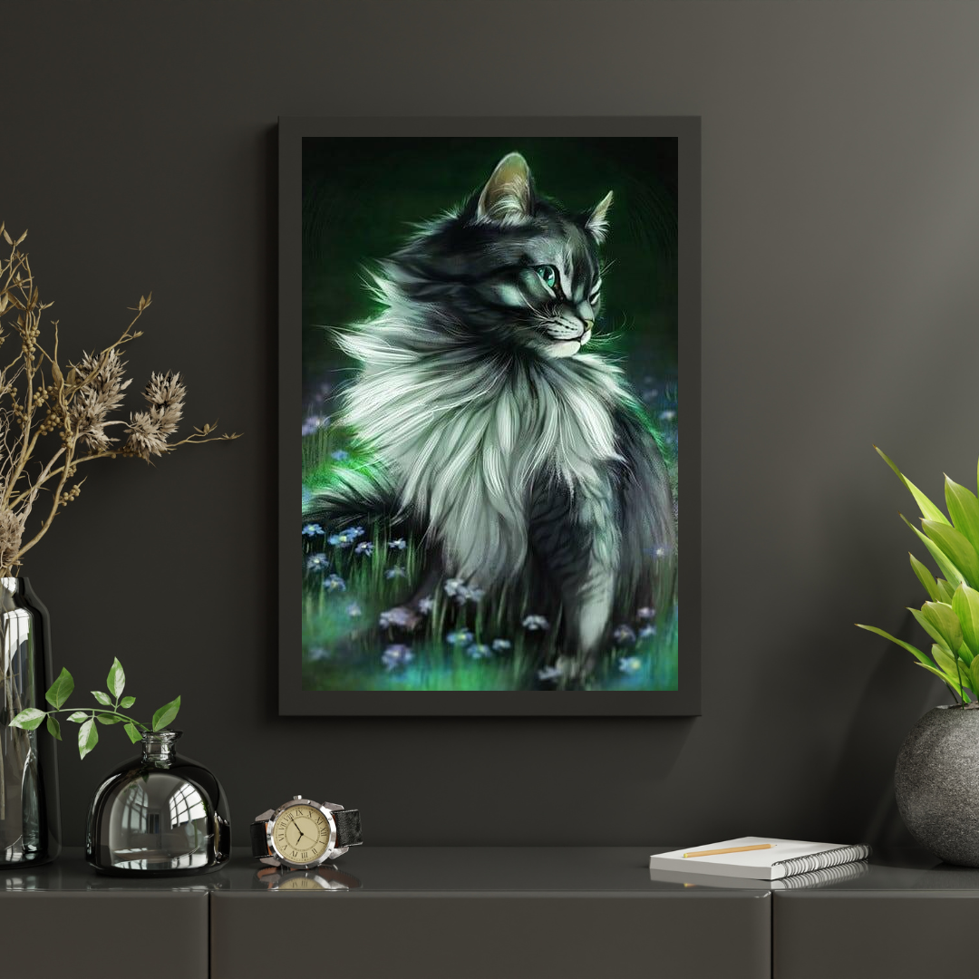 Diamond Painting Chat noir brille - SEOS Shop ®