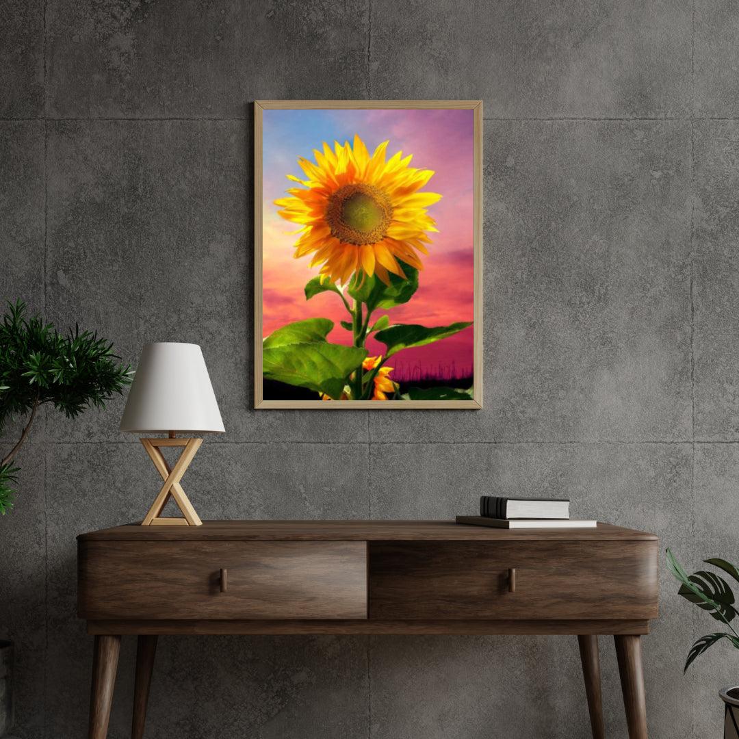 Diamond painting - Tournesol dans le champ - SEOS Shop ®