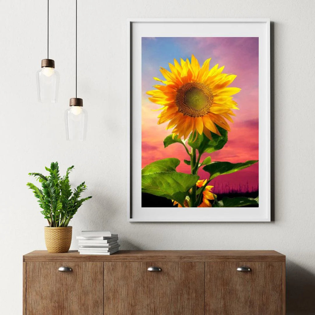 Diamond painting - Tournesol dans le champ - SEOS Shop ®