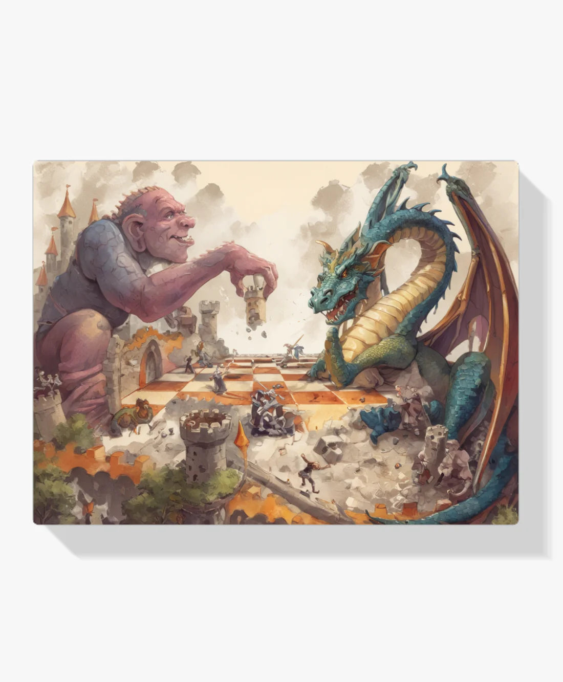 Diamond Painting - Échecs géants et dragons - SEOS Shop ®