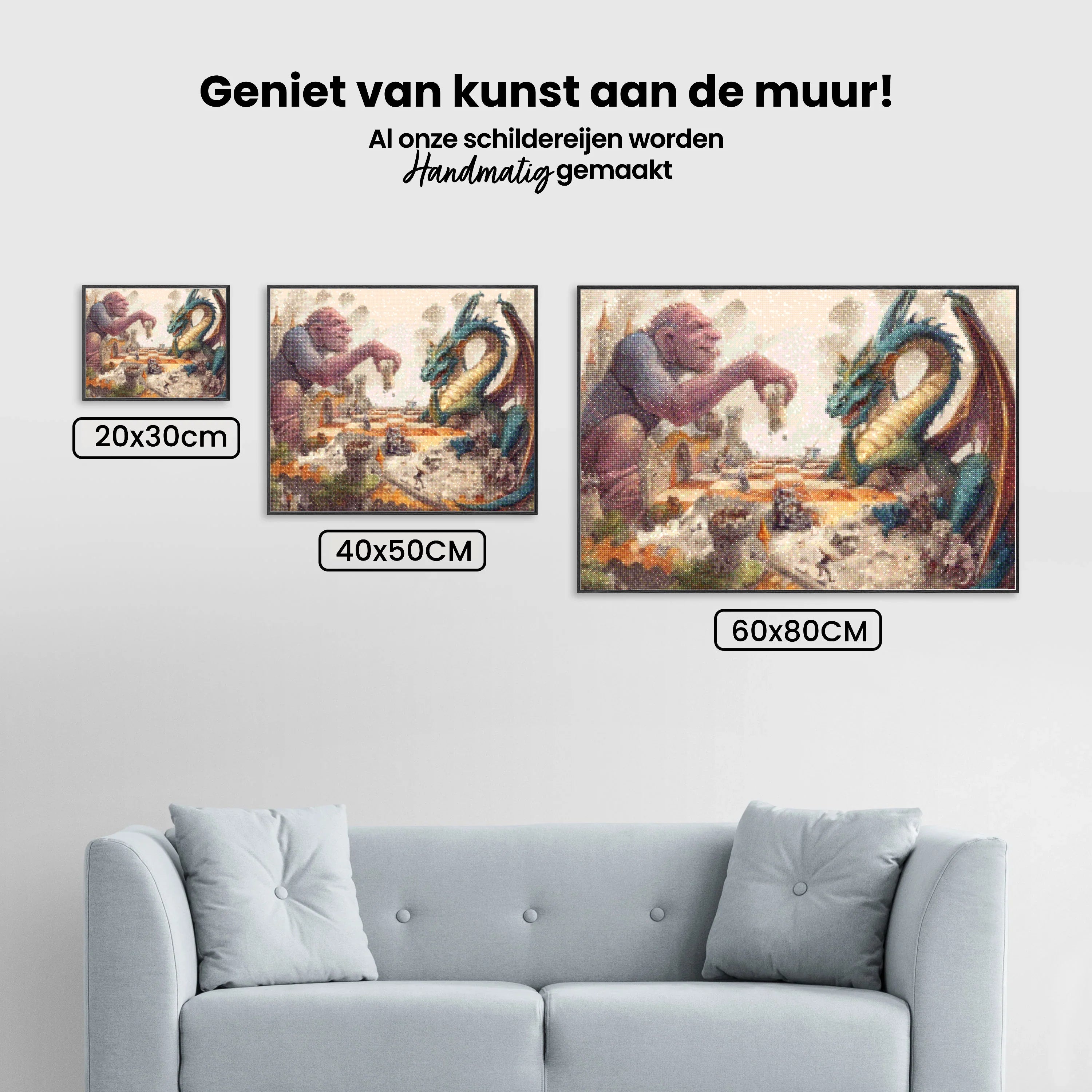 Diamond Painting - Échecs géants et dragons - SEOS Shop ®