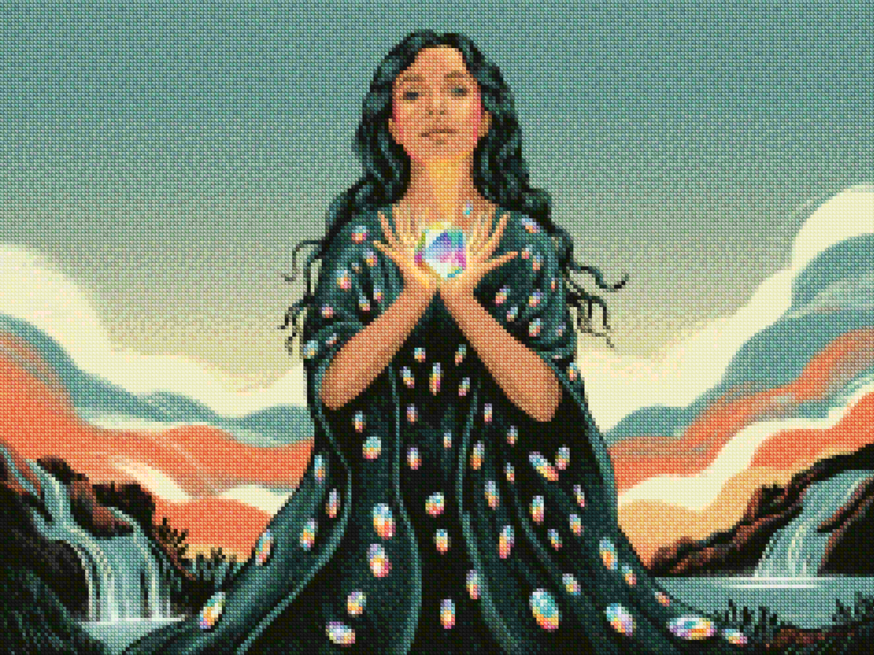 Diamond Painting - Cœur dans ses mains