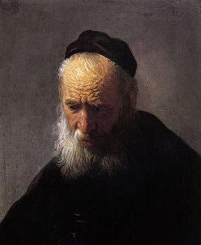 Diamond Painting Tête d'un vieil homme avec un chapeau, par Rembrandt - SEOS Shop