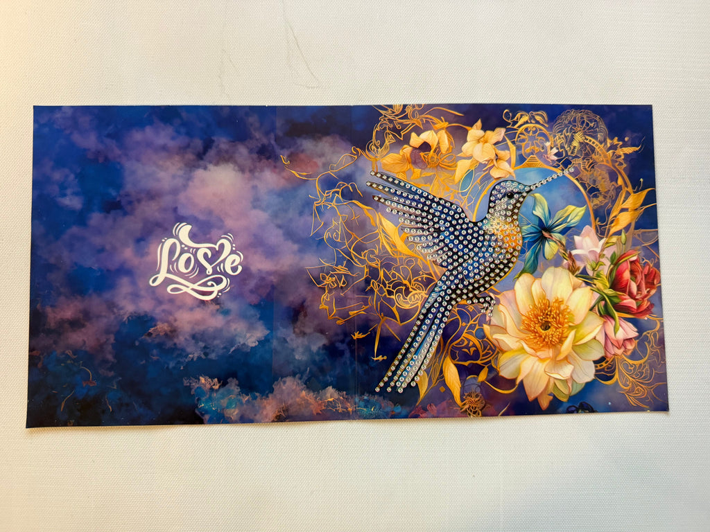 Diamant peinture carte de vœux - ensemble de 12 - y compris des enveloppes