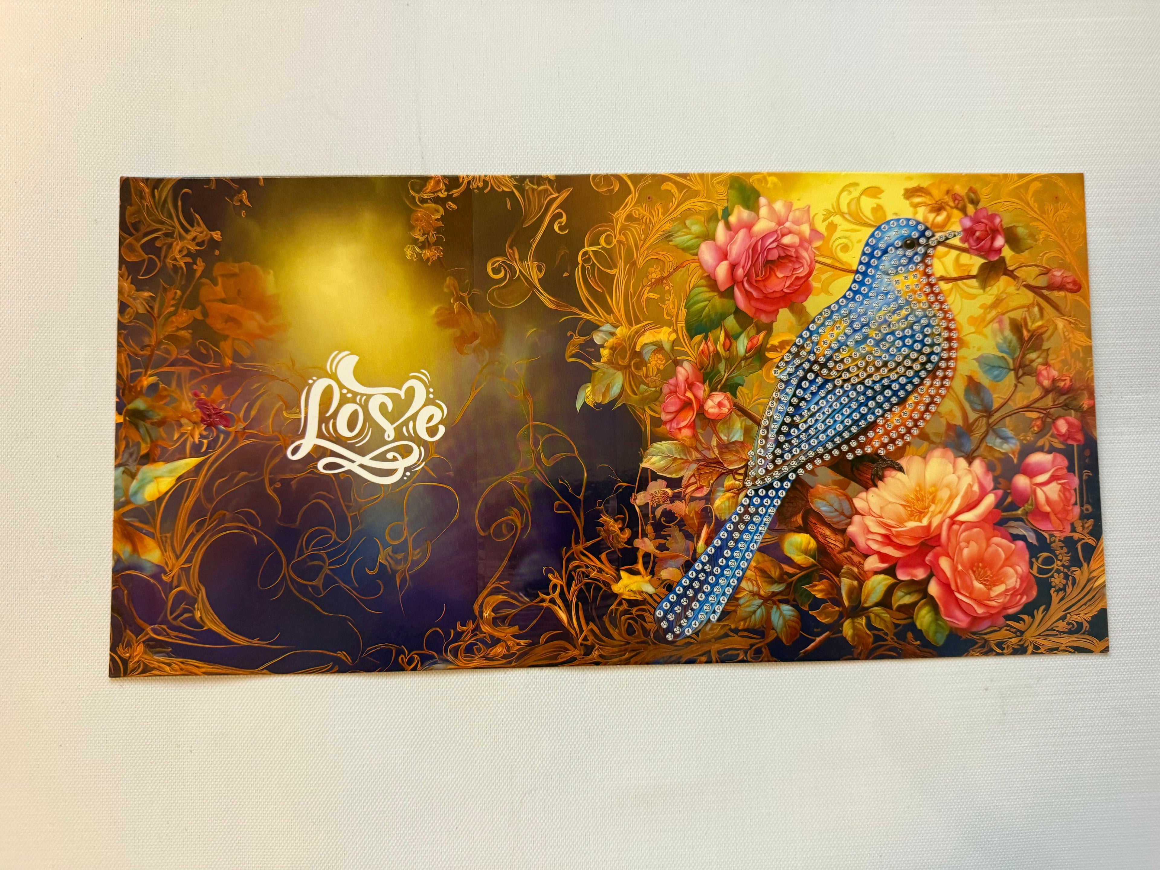 Diamant peinture carte de vœux - ensemble de 12 - y compris des enveloppes