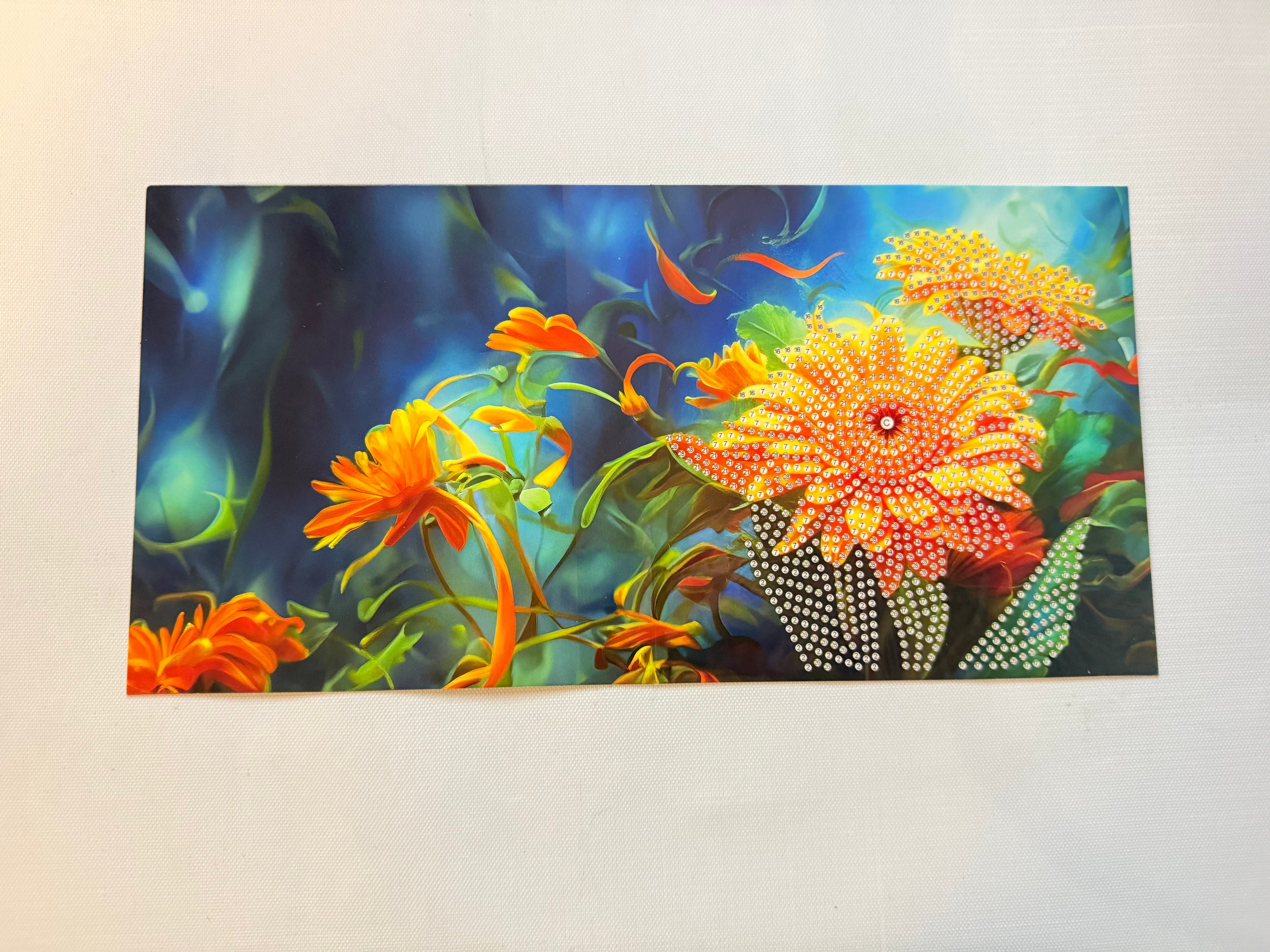 Diamant peinture carte de vœux - ensemble de 12 - y compris des enveloppes