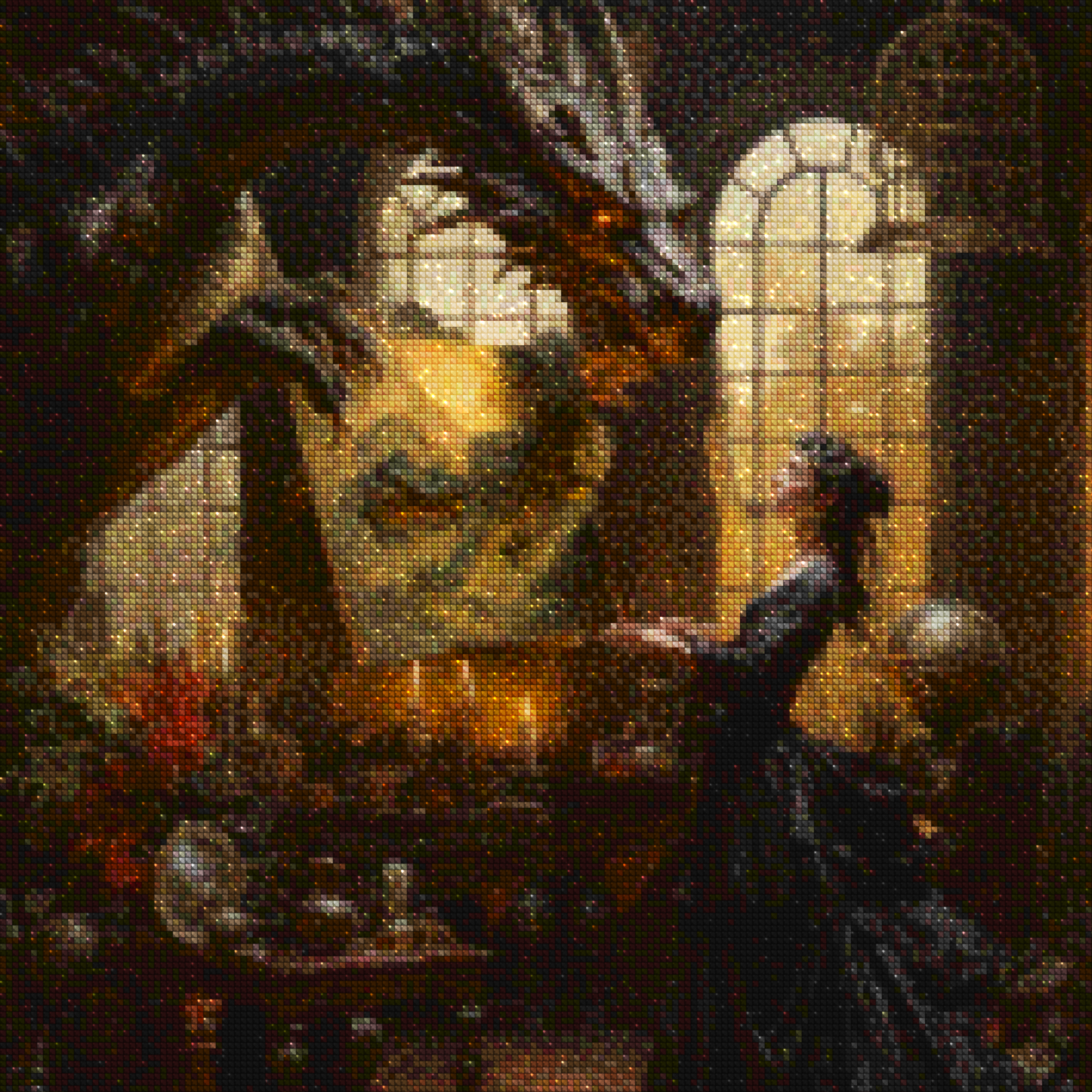 Diamond Painting - Dragon et le peintre - SEOS Shop ®