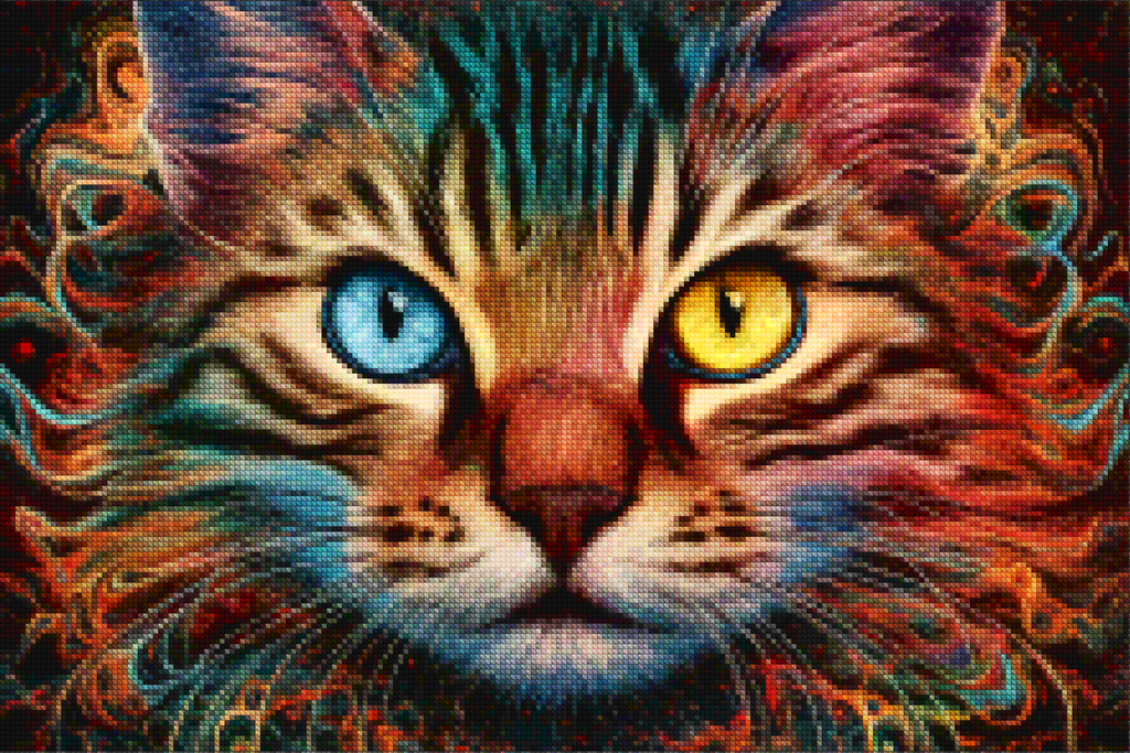 Diamond Painting - Mystieke Katachtige
