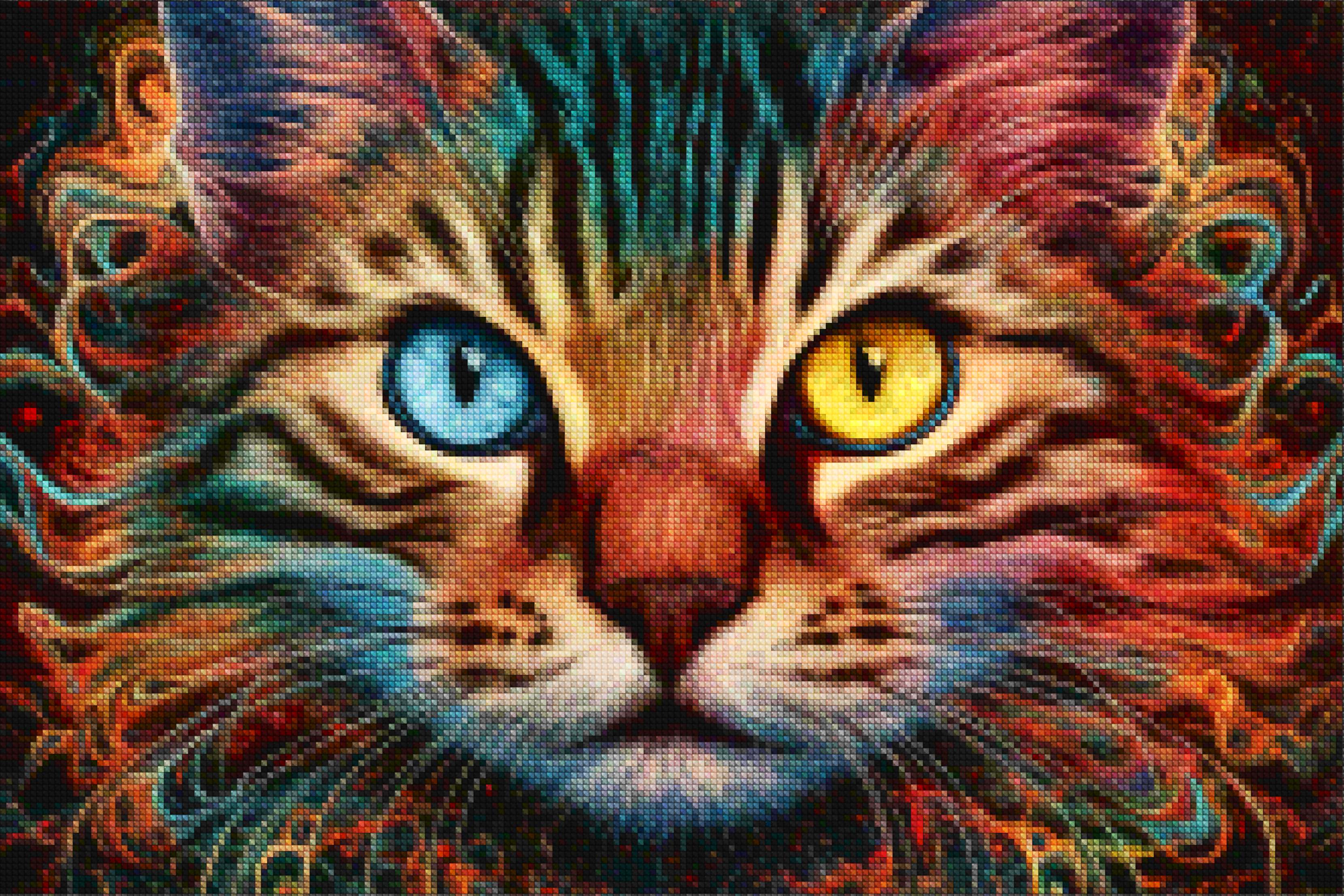 Diamond Painting - Mystieke Katachtige