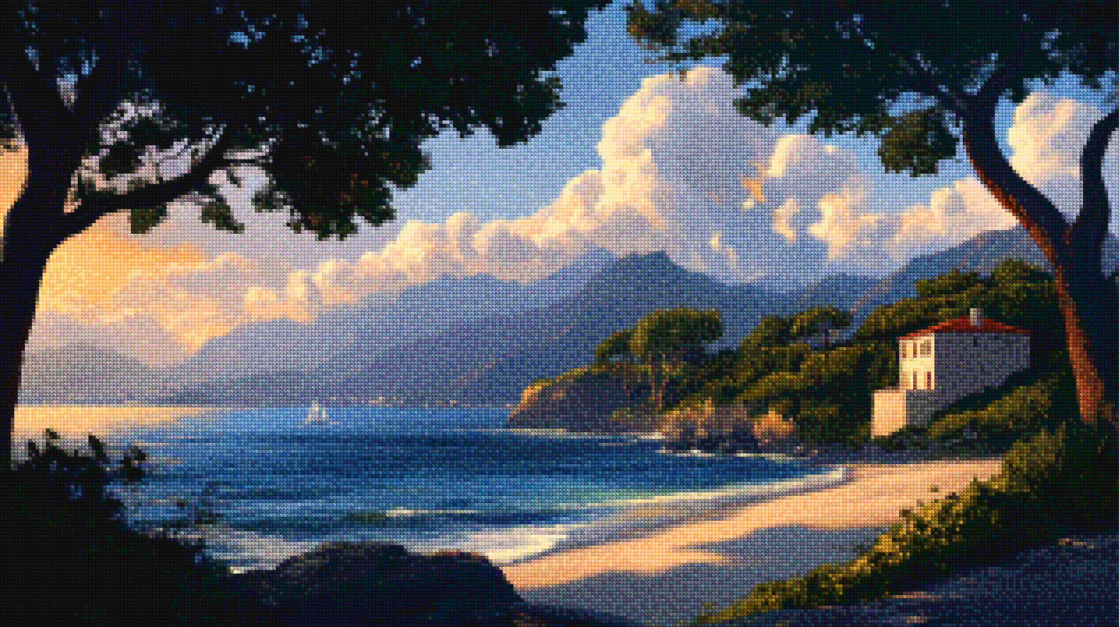 Diamond Painting - Rust au bord de la mer