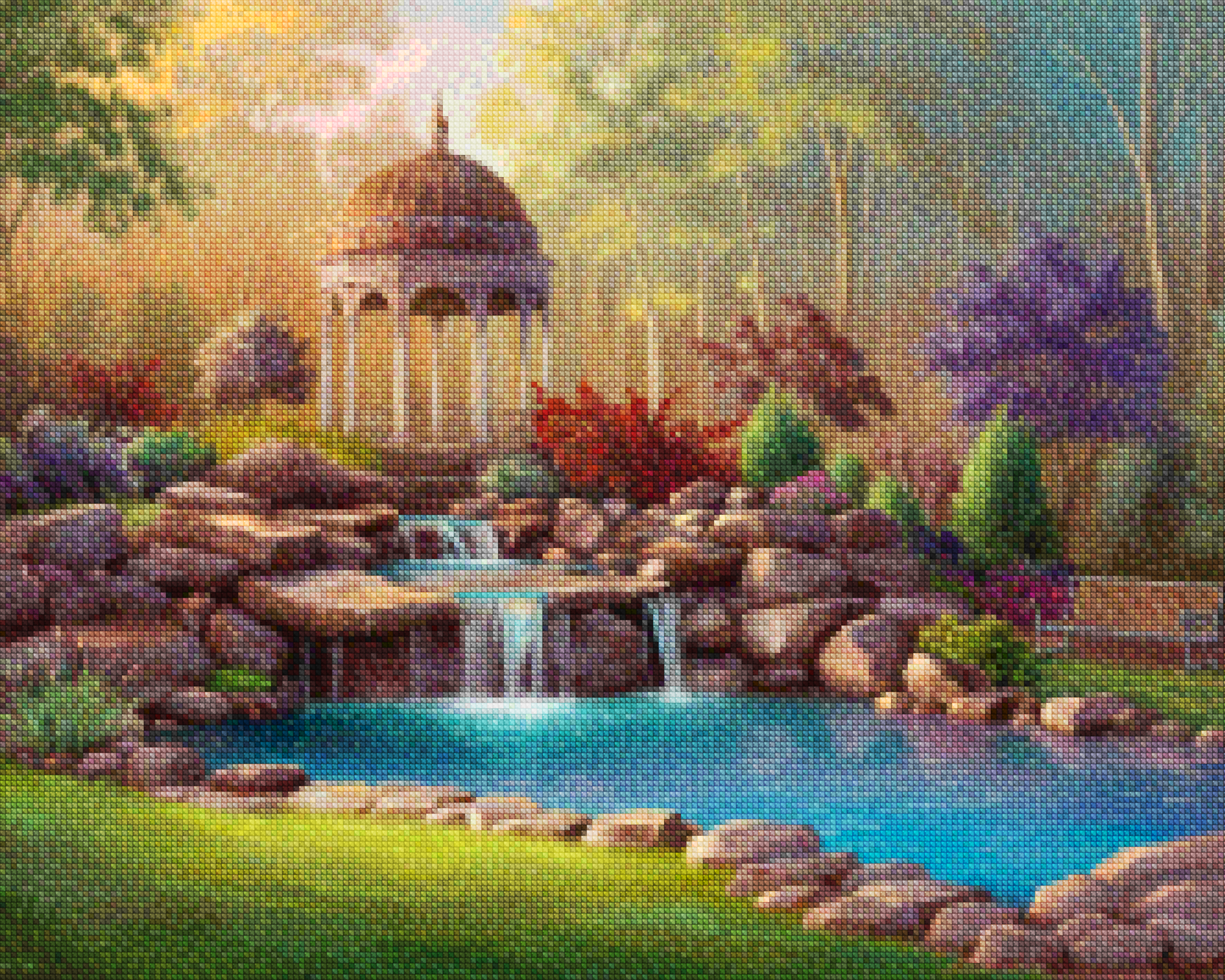 Diamond Painting - Serene Garden Gazebo