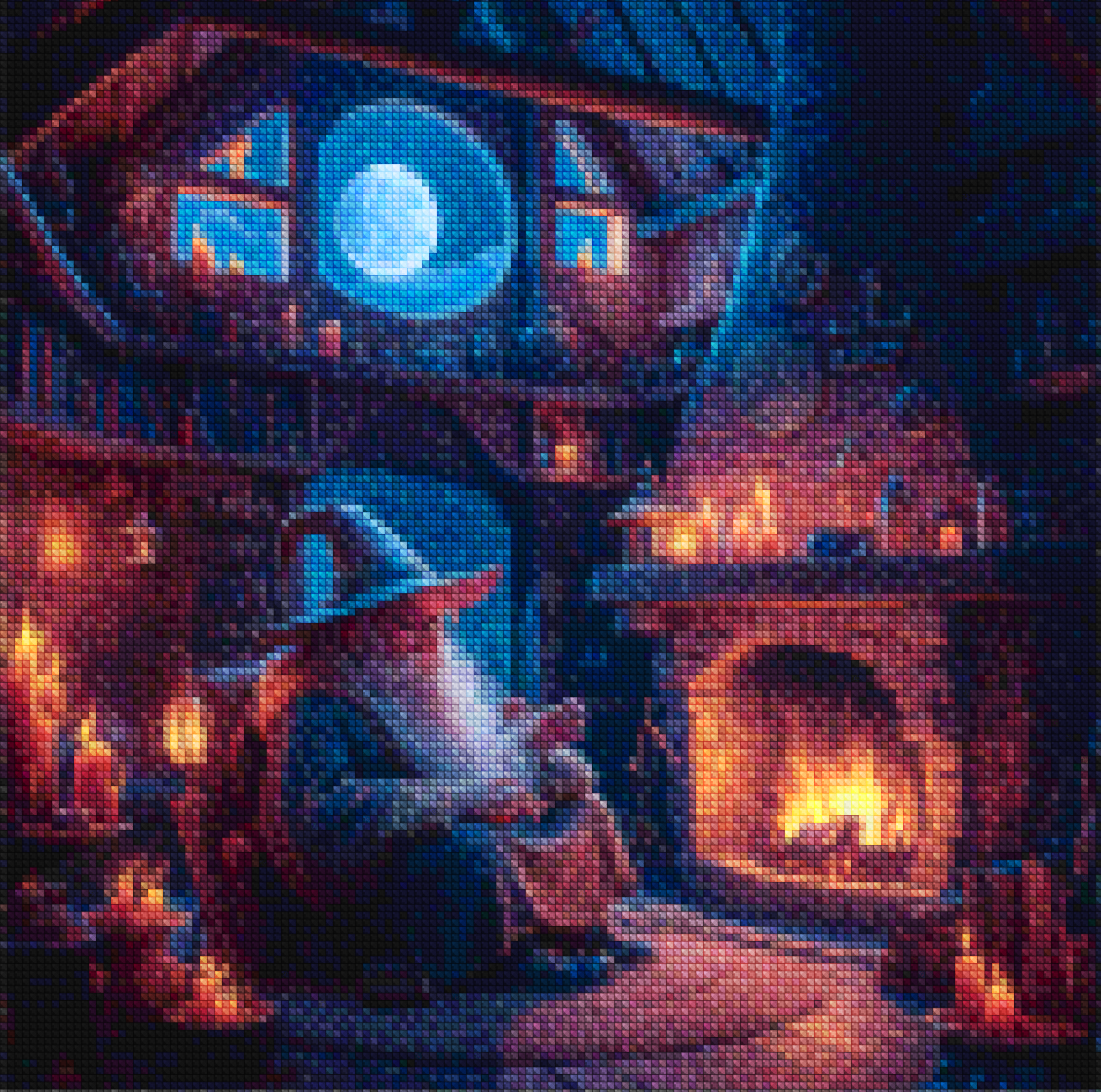 Diamond Painting - Le magicien solitaire